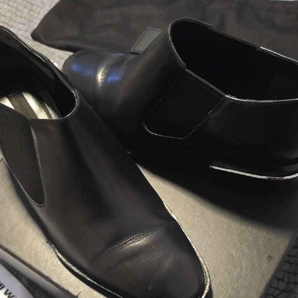 Sleek Black Ankle Boots